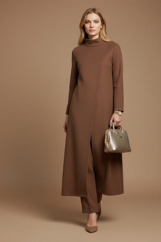 Scuba collection (Long pants set) Brown