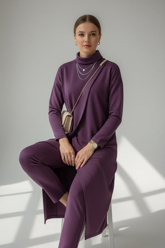 Scuba collection (Long pants set) Purple