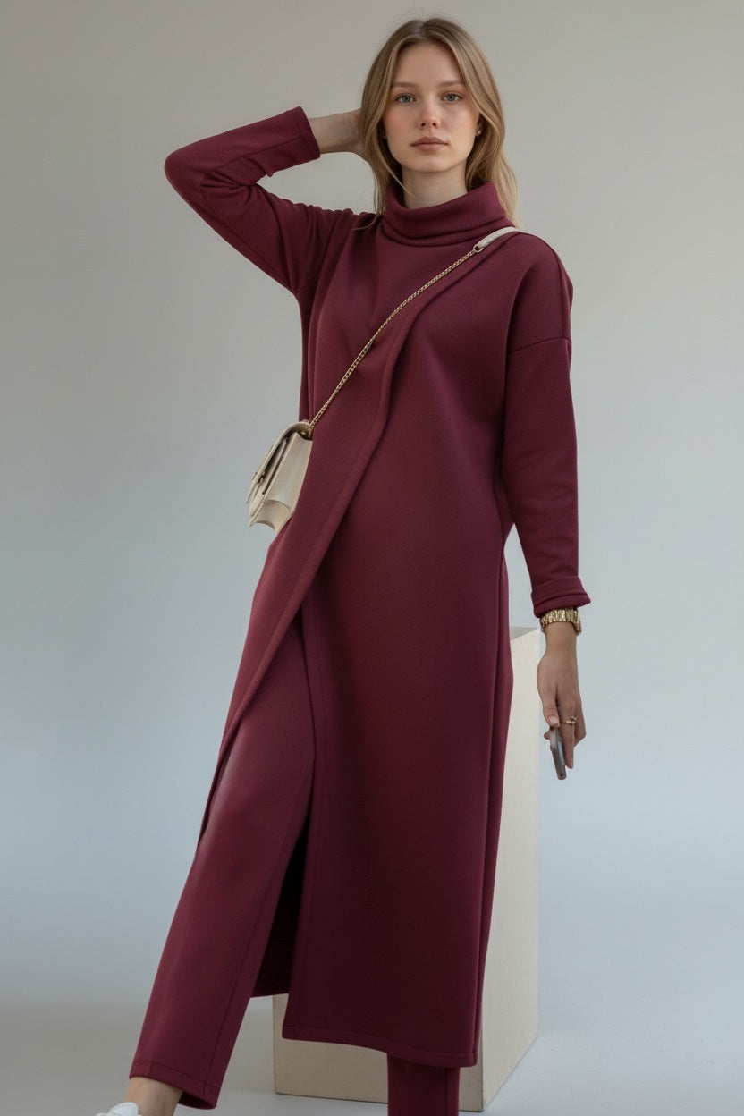Scuba collection (Long pants set) Deep Red
