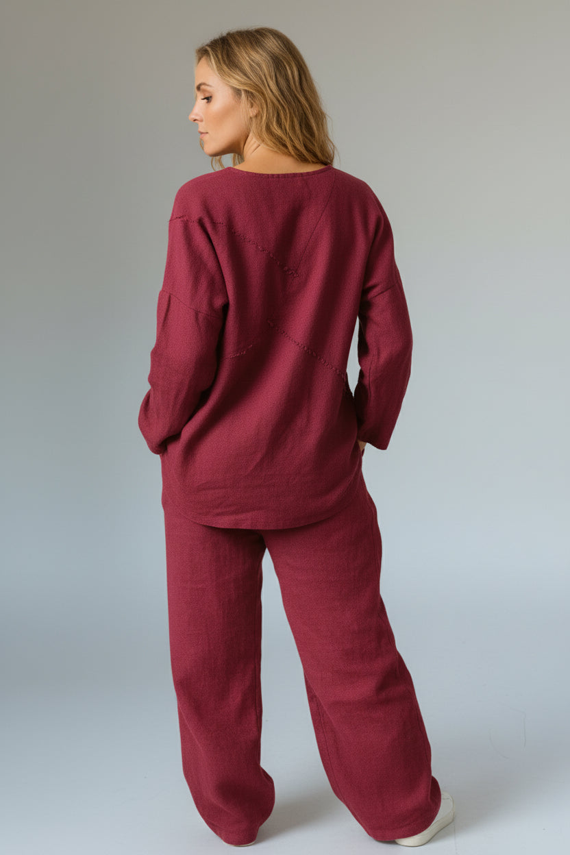 Earth & Light Collection Crisscross set Raspberry Pink
