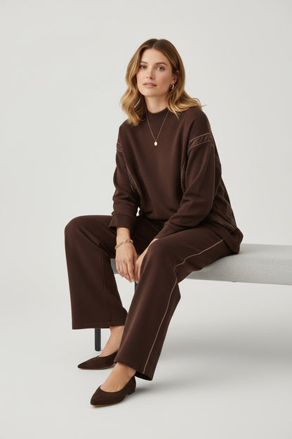 Amina Soft Shine Set Deep Brown