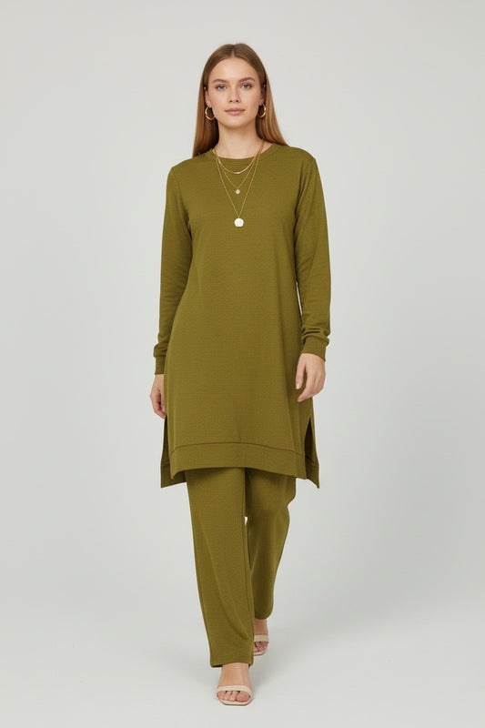 Mercerized knit elegance Green