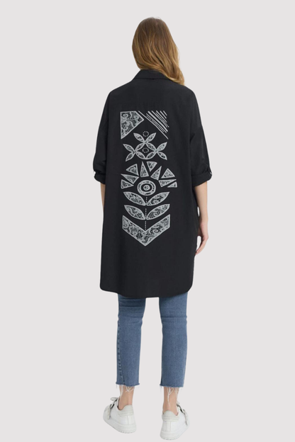 Amina Ethno Noir Tunic