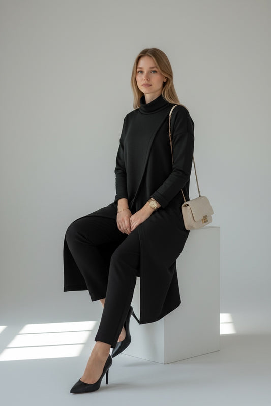 Scuba collection (Long pants set) Black