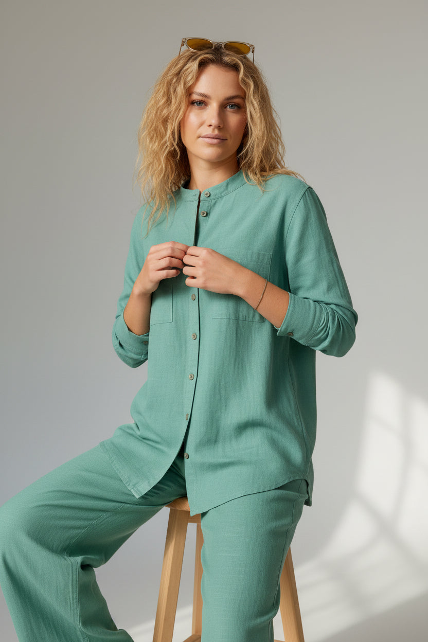 Earth & Light Collection Daily Comfort Set Olive green