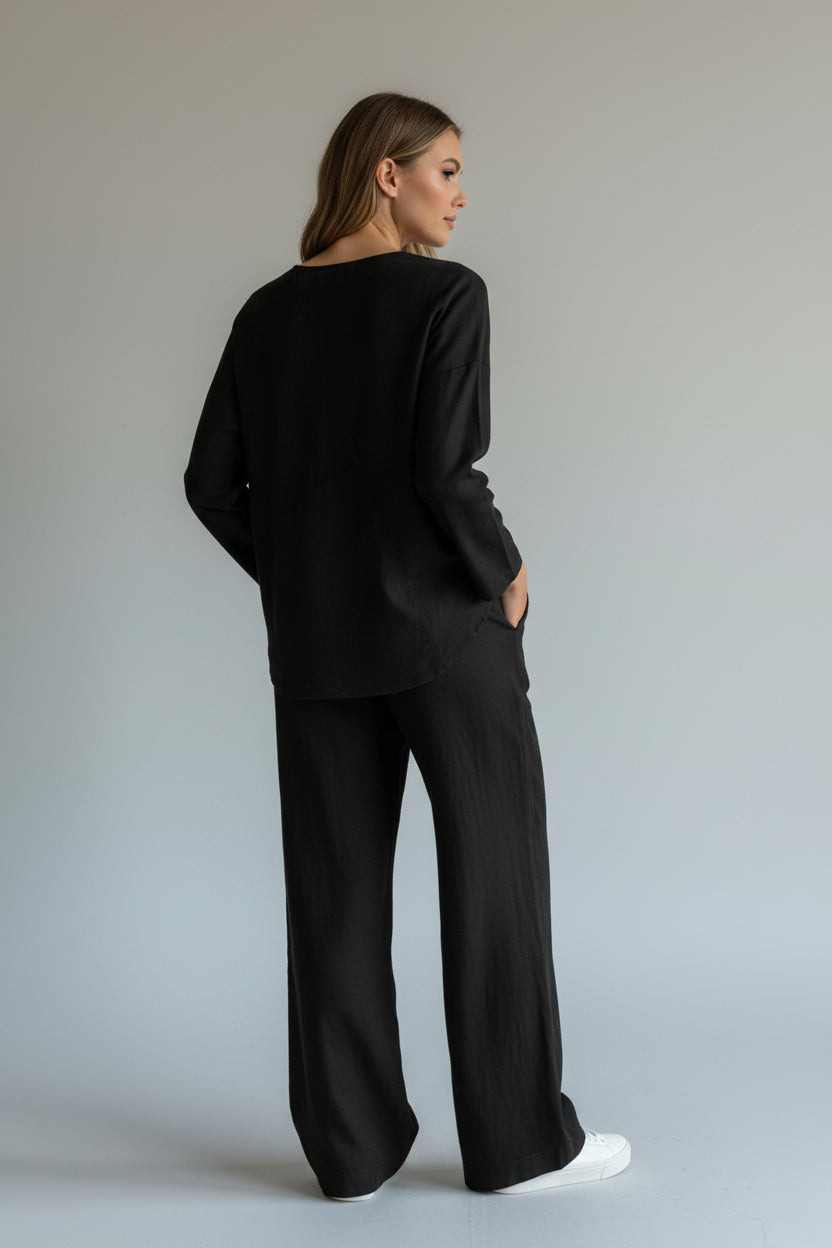 Earth & Light Collection Crisscross set Black