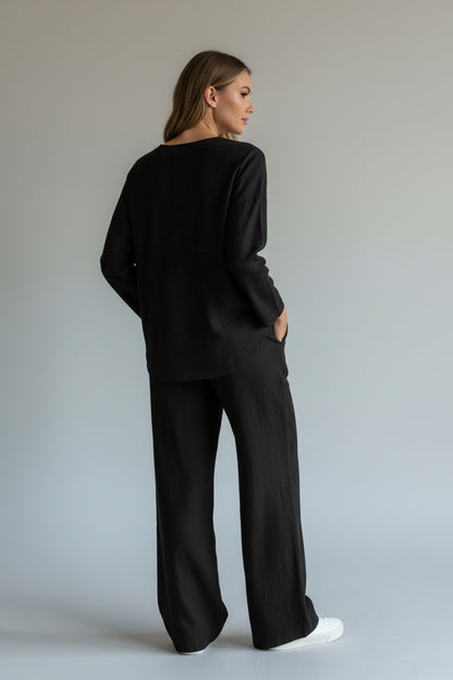 Earth & Light Collection Crisscross set Black